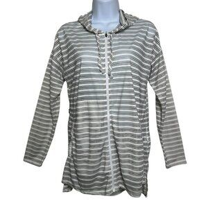 EXOFFICIO Women's XS BugsAway Lumen Insect Shield Full-Zip Hoodie Mesh Pockets